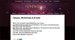 Desktop Screenshot of dryogi.com