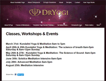 Tablet Screenshot of dryogi.com